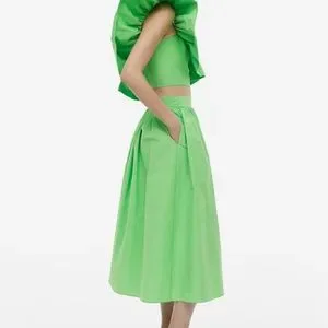 H&M Skirts Hm Flared Skirt Poshmark